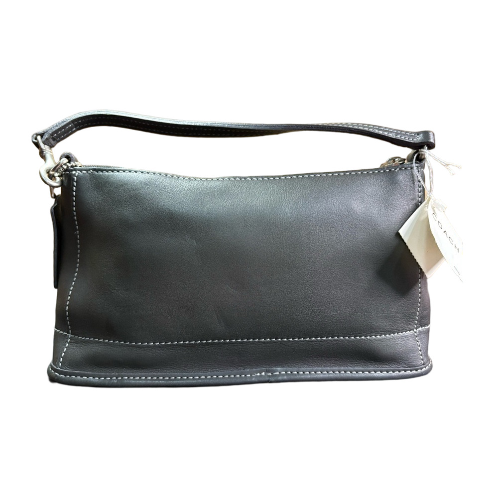 COACH Bleecker Demi Zip Shoulder Bag 9311 Black Leather NWT Y2K Vintage - Picture 13 of 16